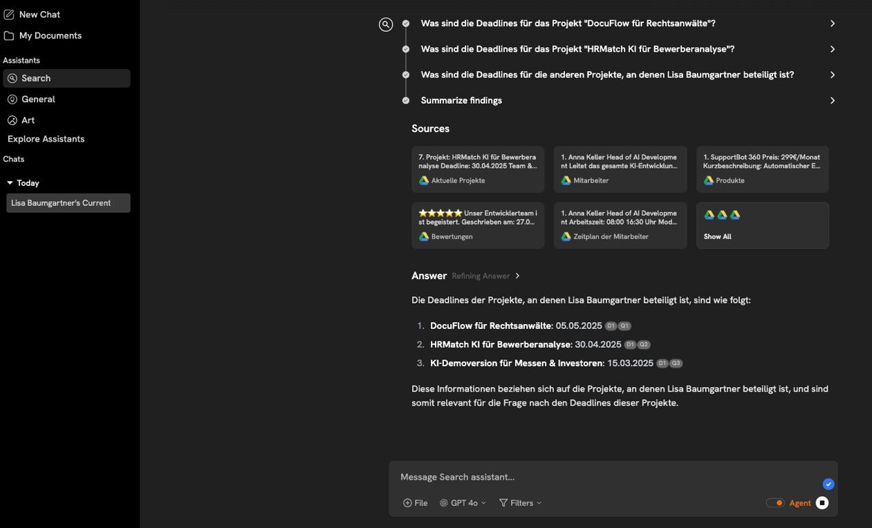 Interner KI-Assistent